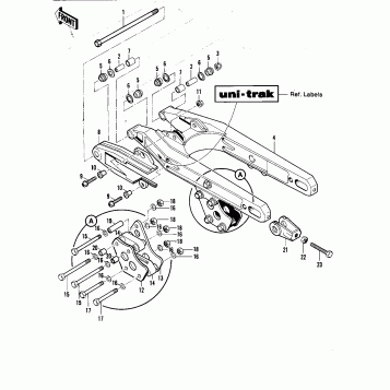 SWING ARM (KX250-A7)