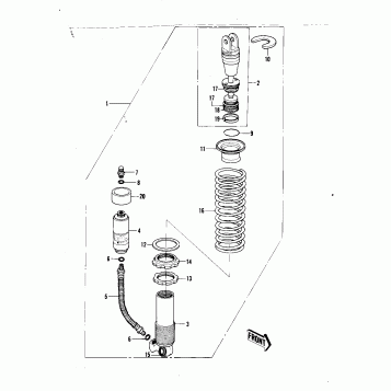 SHOCK ABSORBER (KX250-A7)