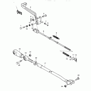 BRAKE PEDAL/TORQUE LINK