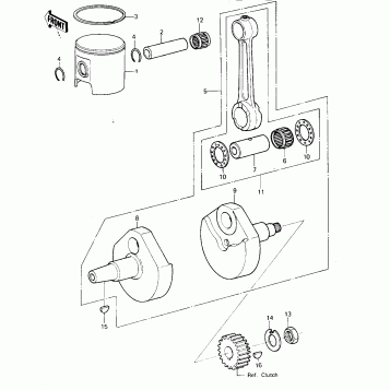CRANKSHAFT/PISTON ('80 A6)