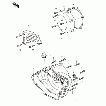 ENGINE COVERS ('80 A6)
