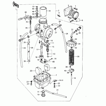CARBURETOR ('80 A6)