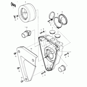 AIR CLEANER ('80 A6)