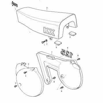 SEAT/SIDE COVERS ('80 A6)