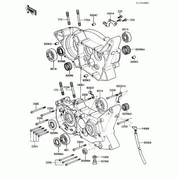 CRANKCASE ('81 A7)