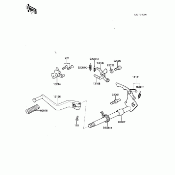 GEAR CHANGE MECHANISM ('81 A7)