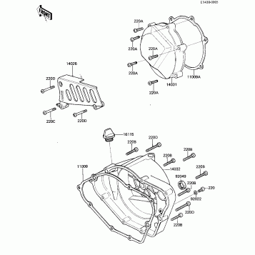ENGINE COVERS ('81 A7)