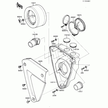 AIR CLEANER ('81 A7)