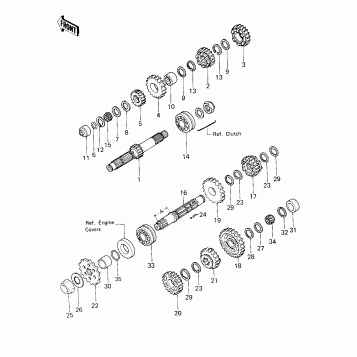 TRANSMISSION ('80 KZY 50-E1)