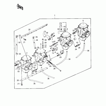 CARBURETOR ASSY ('80 KZY 50-E1)