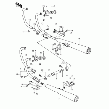 MUFFLERS ('80 KZY 50-E1)