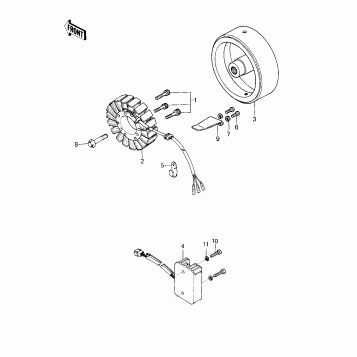 GENERATOR/REGULATOR ('80 KZY 50-E1)