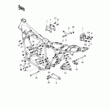 FRAME FITTINGS ('80 KZY 50-E1)