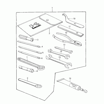 OWNER TOOLS ('80 KZY 50-E1)