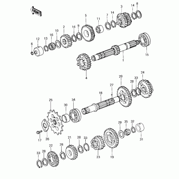 TRANSMISSION ('80-'81 A1/A2)