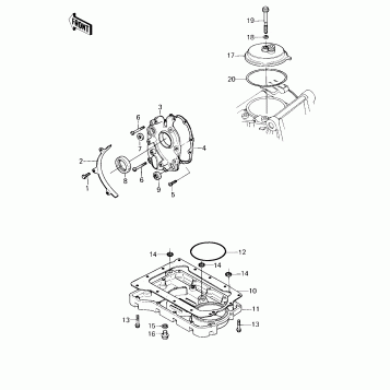 BREATHER COVER/OIL PAN ('80-'81 A1/A2)