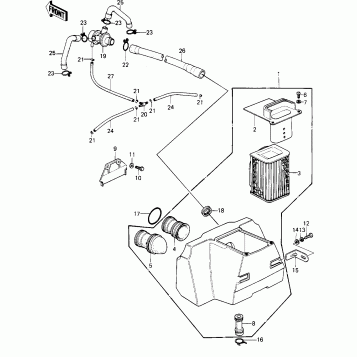 AIR CLEANER ('80-'81 A1/A2)