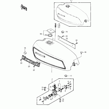 FUEL TANK ('80-'81 A1/A2)