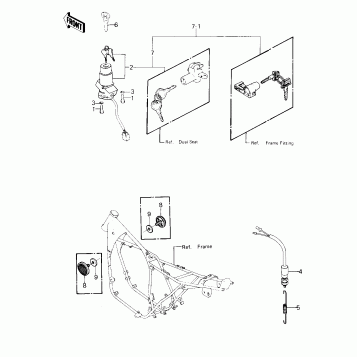 IGNITION SWITCH/LOCKS/REFLECTORS ('80-'8