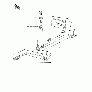 GEAR CHANGE MECHANISM ('80 D1)