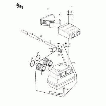 AIR CLEANER ('80 D1)