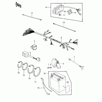 CHASSIS ELECTRICAL EQUIPMENT ('80 D1)