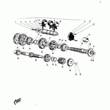 TRANSMISSION/CHANGE DRUM