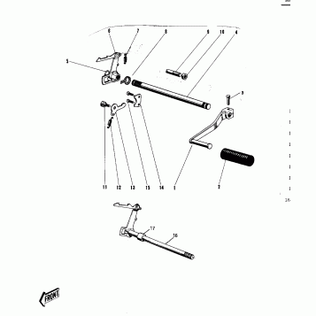 GEAR CHANGE MECHANISM