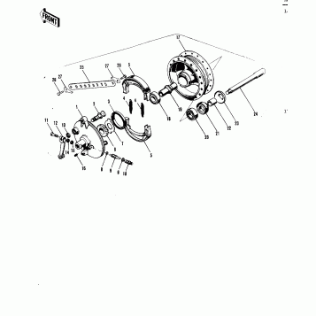 FRONT HUB/BRAKE (G31M-A)