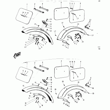 FENDERS/NUMBER PLATES