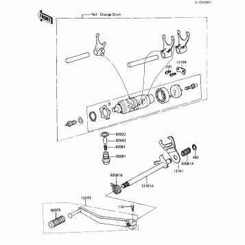 GEAR CHANGE MECHANISM