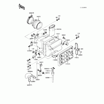 AIR CLEANER (F/NO.044976-)