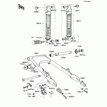 SWING ARM/SHOCK ABSORBERS