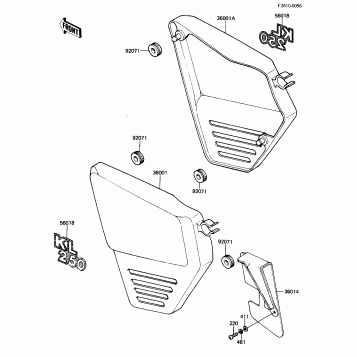 SIDE COVERS/CHAIN COVER