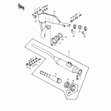 MUFFLER ('80-'81 A7/A8)