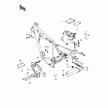 FRAME FITTINGS ('80-'81 A7/A8)