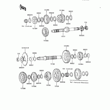TRANSMISSION ('82-'83 A9/A10)