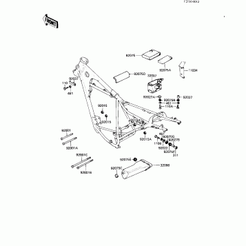 FRAME FITTINGS ('82-'83 A9/A10)