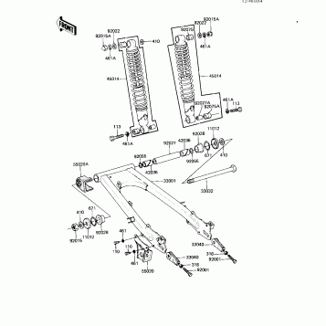SWING ARM/SHOCK ABSORBERS ('82-'83 A9/A1