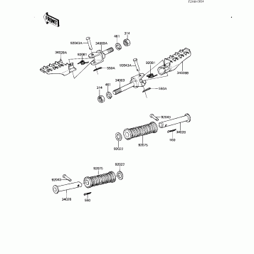 FOOTRESTS ('82-'83 A9/A10)