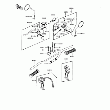 HANDLEBAR ('82-'83 A9/A10)