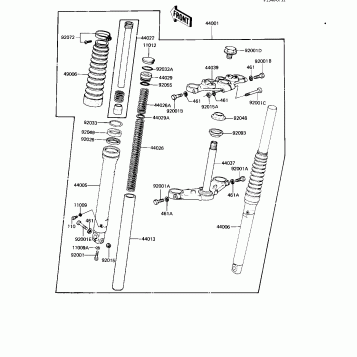 FRONT FORK (KE125-A10)