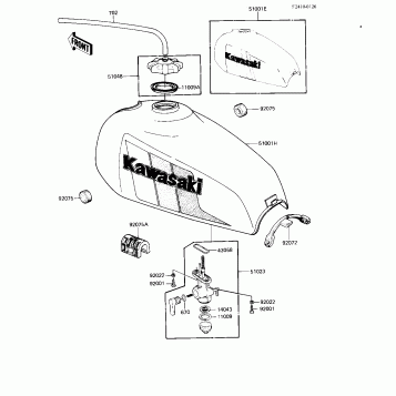 FUEL TANK ('82-'83 A9/A10)