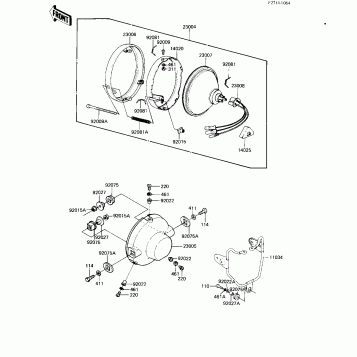 HEADLIGHT ('82-'83 A9/A10)