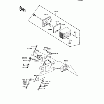 TAILLIGHT ('82-'83 A9/A10)