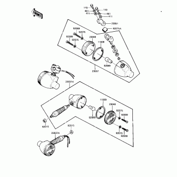 TURN SIGNALS ('82-'83 A9/A10)