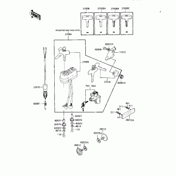 IGNITION SWITCH/LOCKS/REFLECTORS ('82-'8