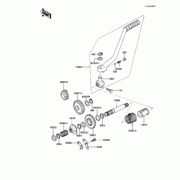 KICKSTARTER MECHANISM