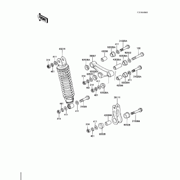 REAR SUSPENSION/SHOCK ABSORBER