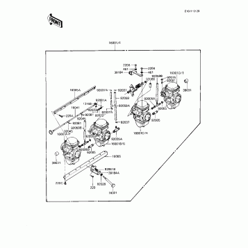 CARBURETOR ASSY (KZ1000-R2)